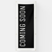 Schwarz kommt bald Banner (Vertikal)
