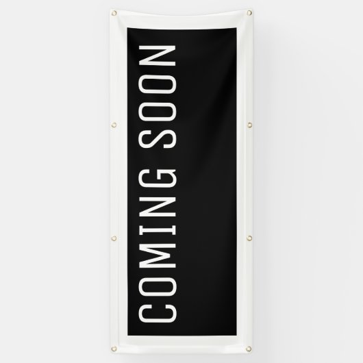 Schwarz kommt bald Banner (Vertikal)