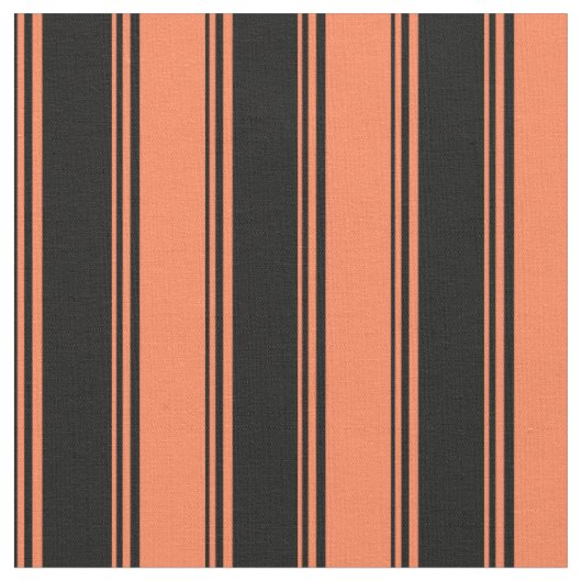 Schwarz-Korallen-Farbmuster Stoff (Nahaufnahme)