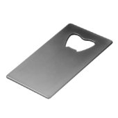 Schwarz Kreditkarten Flaschenöffner (Rückseite Schrägansicht)