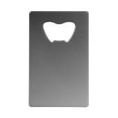 Schwarz Kreditkarten Flaschenöffner (Rückseite)