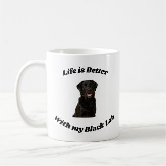Schwarz Lab Retriever Tasse Geschenk