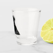 Schwarz Lab Schnapsglas (Rechts)