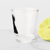Schwarz Lab Shotglas Schnapsglas (Rechts)