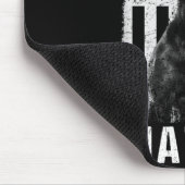 Schwarz Labs Labrador Retriever Mousepad (Ecke)