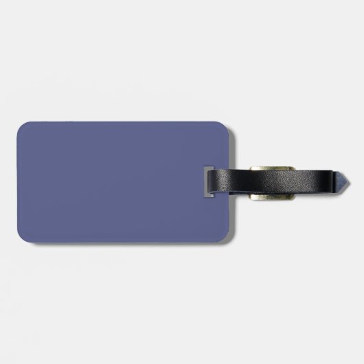 Schwarz-Land-Blue-Gepäckmarke Gepäckanhänger (Rückseite horizontal)