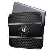 schwarz laptopschutzhülle (Vorderseite Links)