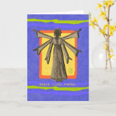 Schwarz. Lebt. Wichtig. Karte (Gelbe Blume)