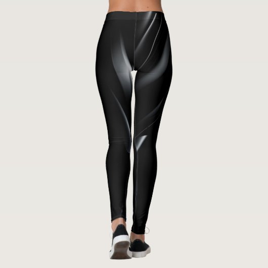 Schwarz Leggings (Rückseite)