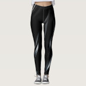 Schwarz Leggings (Vorderseite)