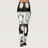 Schwarz-Leggings-Teenager Leggings (Rückseite)