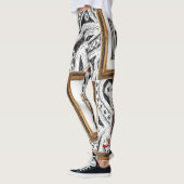 Schwarz-Leggings-Teenager Leggings (Links)