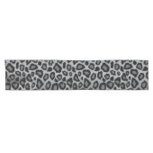 Schwarz-Leopard-Muster Kurzer Tischläufer (Horizontal)