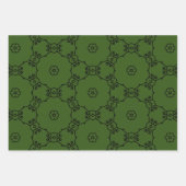 Schwarz-lila-blau-grün, 2abc Paper Pack 572 Geschenkpapier Set (Vorderseite 2)