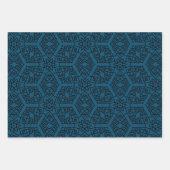 Schwarz-lila-blau-grün, 2abc Paper Pack 572 Geschenkpapier Set (Vorderseite)