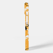 Schwarz-Lila-Blumen, beeindruckende Kunst Case-Mate iPhone Hülle (Rückseite / Links)