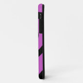 Schwarz-Lila-Hypnotic-Herz-Liebe-Muster Case-Mate iPhone Hülle (Hinten/Links)