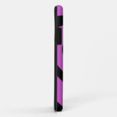 Schwarz-Lila-Hypnotic-Herz-Liebe-Muster Case-Mate iPhone Hülle (Hinten/Rechts)