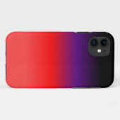 Schwarz, Lila und rot Case-Mate iPhone Hülle (Rückseite (Horizontal))