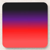 Schwarz, Lila und rot Getränkeuntersetzer (Vorderseite)