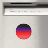 Schwarz, Lila und rot Magnet (In Situ (Geschirrspüler))