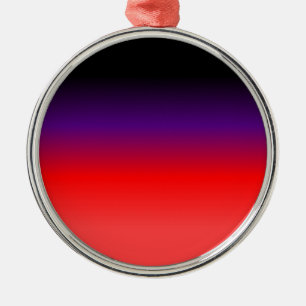 Schwarz, Lila und rot Ornament Aus Metall