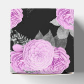Schwarz, Lila und Silbergotik Geschenkschachtel (Oben)