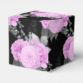 Schwarz, Lila und Silbergotik Geschenkschachtel (Rückseite)