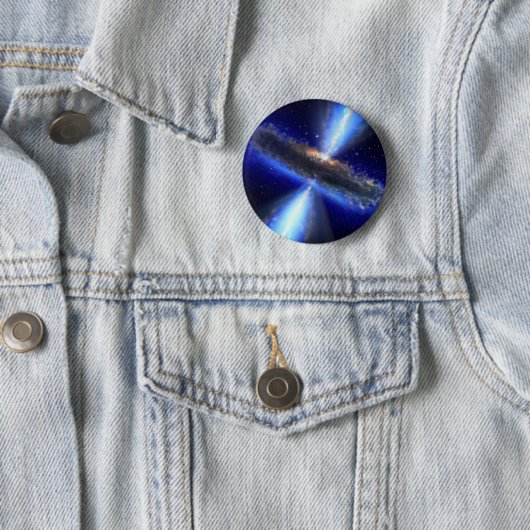Schwarz-Lochgalaxie Button (Beispiel)