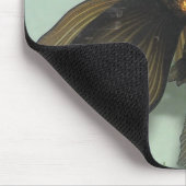 Schwarz-machen Sie Goldfisch fest Mousepad (Ecke)