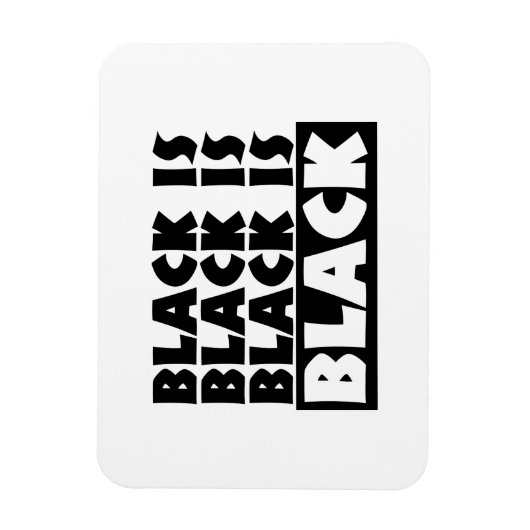 Schwarz Magnet (Vertikal)