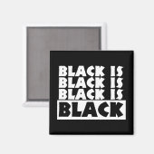 Schwarz Magnet (Vorderseite/Rückseite)