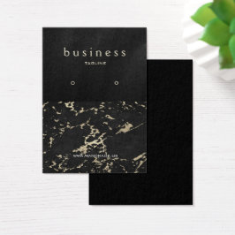 Schwarz-Marmor-Ohrring-Anzeige