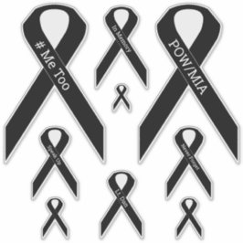 [Schwarz] #ME AUCH, POW/MIA-BONO-Vinyl Aufkleber