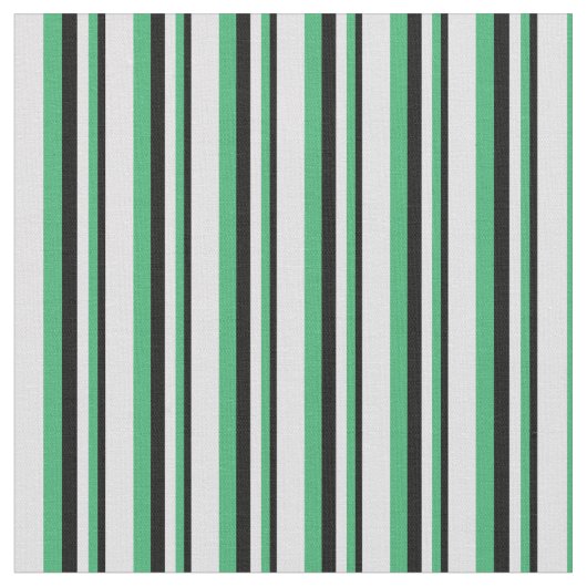 Schwarz, Meeresgrün und Lavendelfarben Stoff (Nahaufnahme)