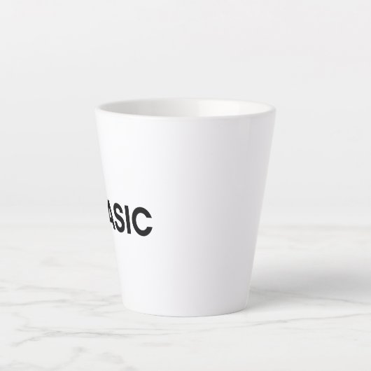 Schwarz Milchtasse (Vorderseite)