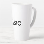 Schwarz Milchtasse (Rechte Ecke)