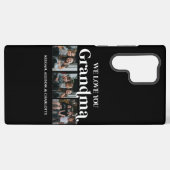 Schwarz Minimal Retro Wir Liebe Sie Oma 3 Bild Samsung Galaxy Hülle (Rückseite (Horizontal))