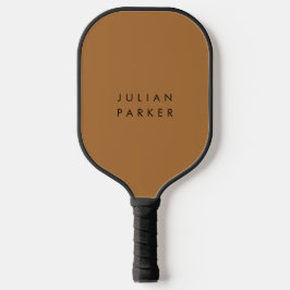 Schwarz-Minimalbraun Pickleball Schläger