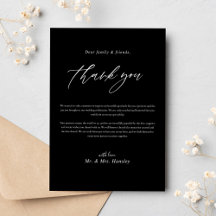 Schwarz-Minimalistisch-Moderne Kalligrafie-Hochzei