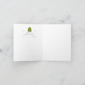 Schwarz-mit Augen Susan-Anmerkungs-Karte Karte (Innenseite)