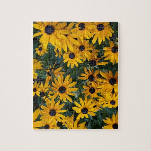 Schwarz-mit Augen Susan Blume Jigsaw Puzzle (Vertikal)