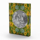 Schwarz Mit Augen Susan Daisy Painting hinzufügen Fotoblock (Rechts)