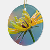 Schwarz-mit Augen Susan Keramikornament (Links)