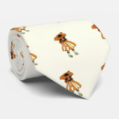 Schwarz-Mit Augen Susan Krawatte (Gerollt)