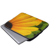 Schwarz-mit Augen Susan-Laptop-Hülse Laptopschutzhülle (Vorne Knopf)