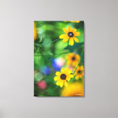 Schwarz-mit Augen Susan Leinwanddruck (Vorderseite)