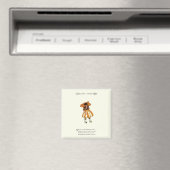 Schwarz-Mit Augen Susan Magnet (In Situ (Geschirrspüler))