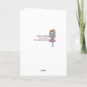 Schwarz-mit Augen-Susan-Molkereien Karte (Rückseite)