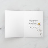 Schwarz-mit Augen-Susan-Molkereien Karte (Innenseite)